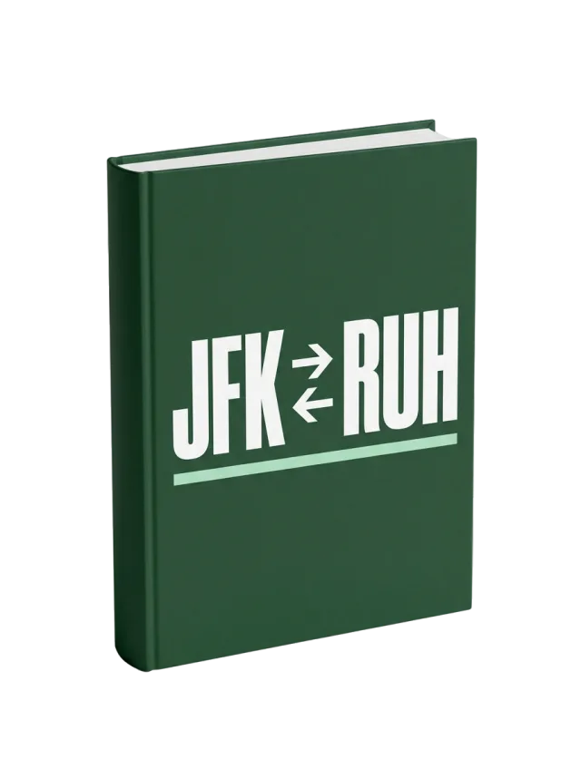 RUH to JFK moving guide, book cover